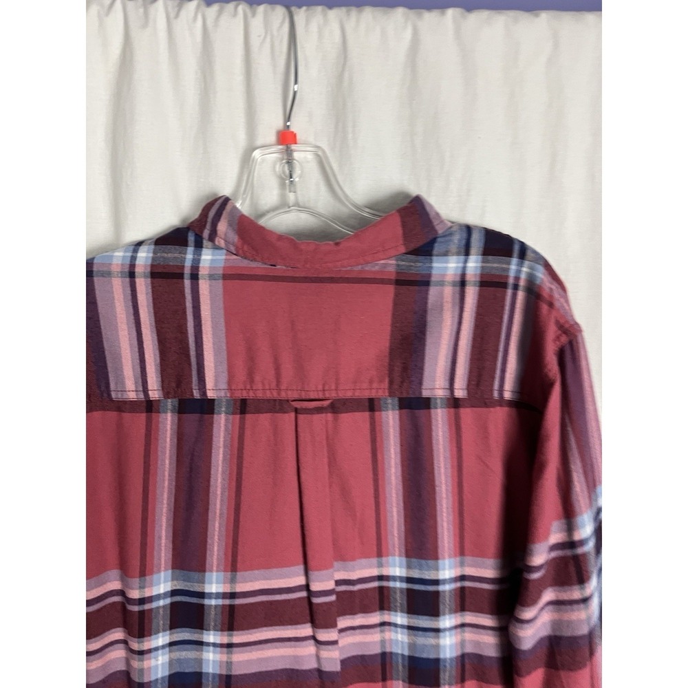 Pendleton Women's XL Pink Plaid Flannel Shirt,‎ 100% Cotton Classic Style - Picture 3 of 8